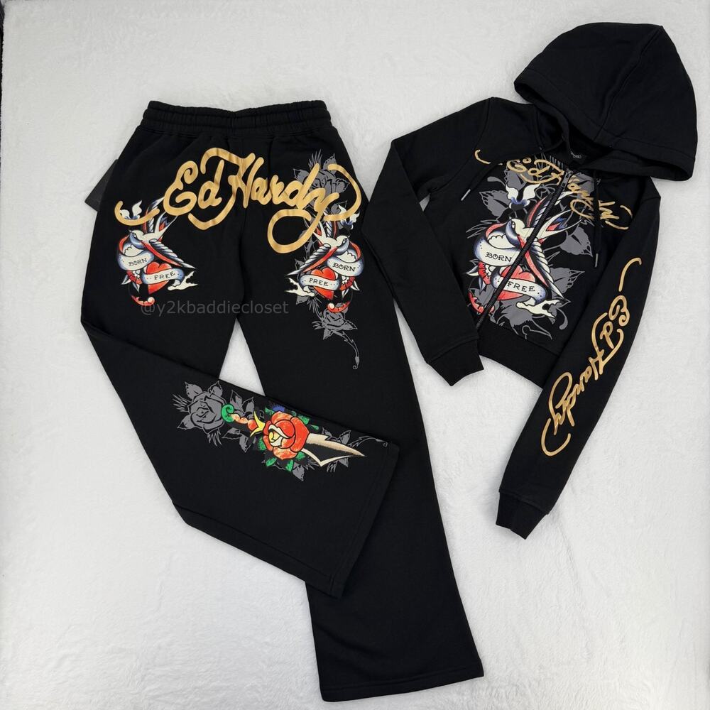 Ed Hardy Tracksuit (Size XL) - Picture 2 of 16
